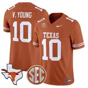 Mens Youths Select Size For VINCE YOUNG Orange Stitched Jersey Vapor